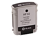 Clover Imaging Group™ Remanufactured Black High-Yield Ink Cartridge Replacement For HP 82, CH565A