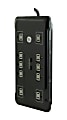 GE UltraPro 10-Outlet Surge Protector, 4' Cord, Black, 34462