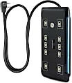 GE UltraPro 10-Outlet Surge Protector, 4' Cord, Black, 34462