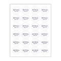 Custom Printed 2-Color Laser Sheet Labels And Stickers, 1-2/3" Round Circle, 24 Per Sheet, 100 Sheets Per Box