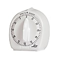 Lux Classic Mechanical 60-Minute Timer, White, Pack Of 2