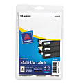 Avery® Print-Or-Write Permanent Inkjet/Laser Rectangular Labels, 1 1/4" x 3 1/2", White, Pack Of 160 1 thumbnail image