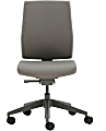 Allermuir Freeflex Armless Ergonomic Mid-Back Task Chair, Light Gray/Slate/Gray