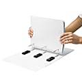 Find It® Gapless View 3-Ring Binder, 3" Oval Rings, White 1 thumbnail image