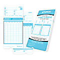 uPunch Pay-to-Punch Time Cards For SB1200 Time Clock, 3-7/16" x 7-7/16", Pack Of 100 Cards