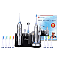 Pursonic Deluxe Home Dental Center Sonic Toothbrush With Oral Irrigator, 7"H x 1/2"W x 1/2"D, Black 1 thumbnail image