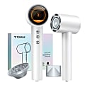 TORRAS® Stream 1,600-Watt High-Speed Hair Dryer, Compact, 10-11/16”L x 3-3/4”W x 3”H, White 1 thumbnail image