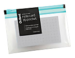 Oxford® At Hand Note Card Zip Pocket, Shoreline Blue 1 thumbnail image
