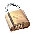 Master Lock® Resettable Combination Lock, Brass 1 thumbnail image