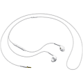 Samsung Active In-Ear Headphones, White - Stereo - Mini-phone (3.5mm) - Wired - 32 Ohm - 20 Hz - 20 kHz - Earbud - Binaural - In-ear - 3.94 ft Cable - White