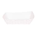 Boardwalk Paper Food Baskets, 5 Lb Capacity, Red/White, Pack Of 500, 30LAG500 1 thumbnail image