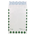 Quality Park® Dupont™ Tyvek® Grip-Seal® Expansion Envelopes, Open End, 14 Lb, First Class, 10" x 13" x 1 1/2", Self-Adhesive, White, Box Of 100