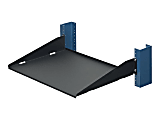 RackSolutions - Rack shelf - black - 2U - 19"