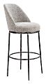 Zuo Nordhavn Swivel Barstool, Gray 1 thumbnail image