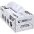 Hospeco SmartRags® Disposable Microfiber Towels, 35 Gram, 215 GSM, 16" x 16", White, 50 Towels Per Box, Case Of 8 Boxes 1 thumbnail image