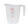 Winco Liquid Measuring Cup, 1 Qt, Clear