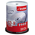 Imation CD Recordable Media - CD-R - 52x - 700 MB - 100 Pack Spindle - 120mm - 1.33 Hour Maximum Recording Time 1 thumbnail image