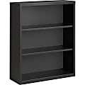 Lorell® Fortress Steel 42" Bookcase, Charcoal