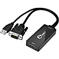 SIIG Portable VGA & USB Audio to HDMI Converter - - USB - External 1 thumbnail image