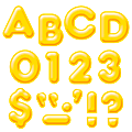 Trend® Ready Letters® Uppercase 3D Letters, 4", Yellow, Pack Of 71