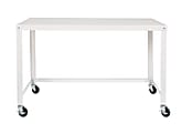 Lorell® Steel Mobile Series Workstation, 29-1/2"H x 48"W x 23"D, White 1 thumbnail image
