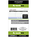 AT-A-GLANCE® 2026 Monthly Planner Refill, Loose-Leaf, Portable Size, 3 3/4" x 6 3/4" 1 thumbnail image