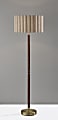Adesso Laine 62.5"H Floor Lamp, Beige/Antique Brass 1 thumbnail image