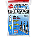Hoover Type Y Allergen Filtration Bags - 36 / Carton - Type Y - Black 1 thumbnail image