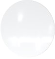 Ghent Coda Low-Profile Circular Magnetic Dry-Erase Glassboard, 36", White