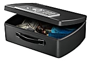 SentrySafe Portable Steel Combination Lock Security Safe, 4-7/16"H x 13"W x 10"D, Black 1 thumbnail image