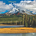 2025 BrownTrout Oregon Wild & Scenic Monthly Plastic-Free Square Wall Calendar, 12" x 12", American States, January to December 2025, 9781975475505