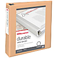 Office Depot® Durable View Binder, 2" Round Rings (375 Sheet Capacity), Peach, 1 Binder 1 thumbnail image