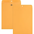 Nature Saver Recycled Clasp Envelopes - Clasp - #90 - 9" Width x 12" Length - 28 lb - Clasp - Kraft - 100 / Box - Yellow
