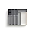 Joseph Joseph 10-Piece Drawer Organizer, 2”H x 20-3/4”W x 17-1/2”D, Gray 1 thumbnail image