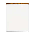 Nature Saver 70% Recycled Plain Easel Pads, 27" x 34", 50 Sheets, Carton Of 2