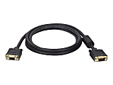 Eaton Tripp Lite Series VGA High-Resolution RGB Coaxial Cable (HD15 M/F)), 10 ft. (3.05 m) - VGA extension cable - HD-15 (VGA) (M) to HD-15 (VGA) (F) - 10 ft - molded - black
