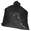 Nature Saver 1.25 mil Can Liners, 40  45 Gallons, 40" x 46", 75% Recycled, Black, Box Of 100 1 thumbnail image