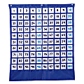 Carson-Dellosa Deluxe Hundreds Pocket Chart, Math, 26" x 30", Blue