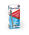Paper Mate® FlexGrip Ultra™ 42% Recycled Retractable Pens, Medium Point, 1.0 mm, Gray Barrel, Black Ink, Pack Of 12 1 thumbnail image