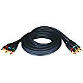 Tripp Lite 12ft Home Theater Component Video Gold Coax Cable 3 x RCA M/M 12'