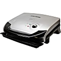 George Foreman 8-Serving Basic Plate Grill With Variable Temperature - Silver