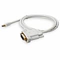 AddOn 3ft Mini-DisplayPort 1.1 Male to VGA Male White Cable For Resolution Up to 1920x1200 (WUXGA), MDISPORT2VGAMM3W 1 thumbnail image