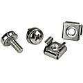 StarTech.com M5 Mounting Screws & Cage Nuts For Server Rack Cabinet, Pack Of 100