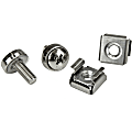 StarTech.com M5 Mounting Screws & Cage Nuts For Server Rack Cabinet, Pack Of 100 1 thumbnail image
