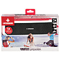 LifeGuard Waterproof Bluetooth® Speaker, 3.75"H x 7.5"W x 2"D, Black, SP3-04029 1 thumbnail image