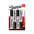 Sharpie® King-Size™ Permanent Markers, Black, Pack Of 4