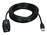 QVS USB 3.0 5Gbps Active Extension Cable - 16 ft USB Data Transfer Cable  - USB3RPTR 1 thumbnail image