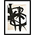 Amanti Art Graphical Shapes 7 by Design Fabrikken Wood Framed Wall Art Print, 26”H x 20”W, Black