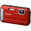 Panasonic Lumix DMC-TS25 16.1 Megapixel Compact Camera - Red 1 thumbnail image
