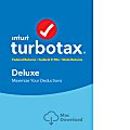 TurboTax Deluxe Fed + Efile + State 2017 (Mac), Download Version